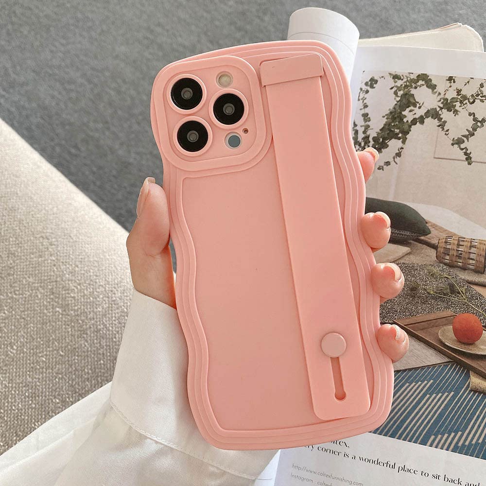 Cinturino Da Polso A Cuore Per IPhone | Compatibile Con Custodia Per Donna | Cinturino Morbido Rosa Per IPhone Xs Max - 4