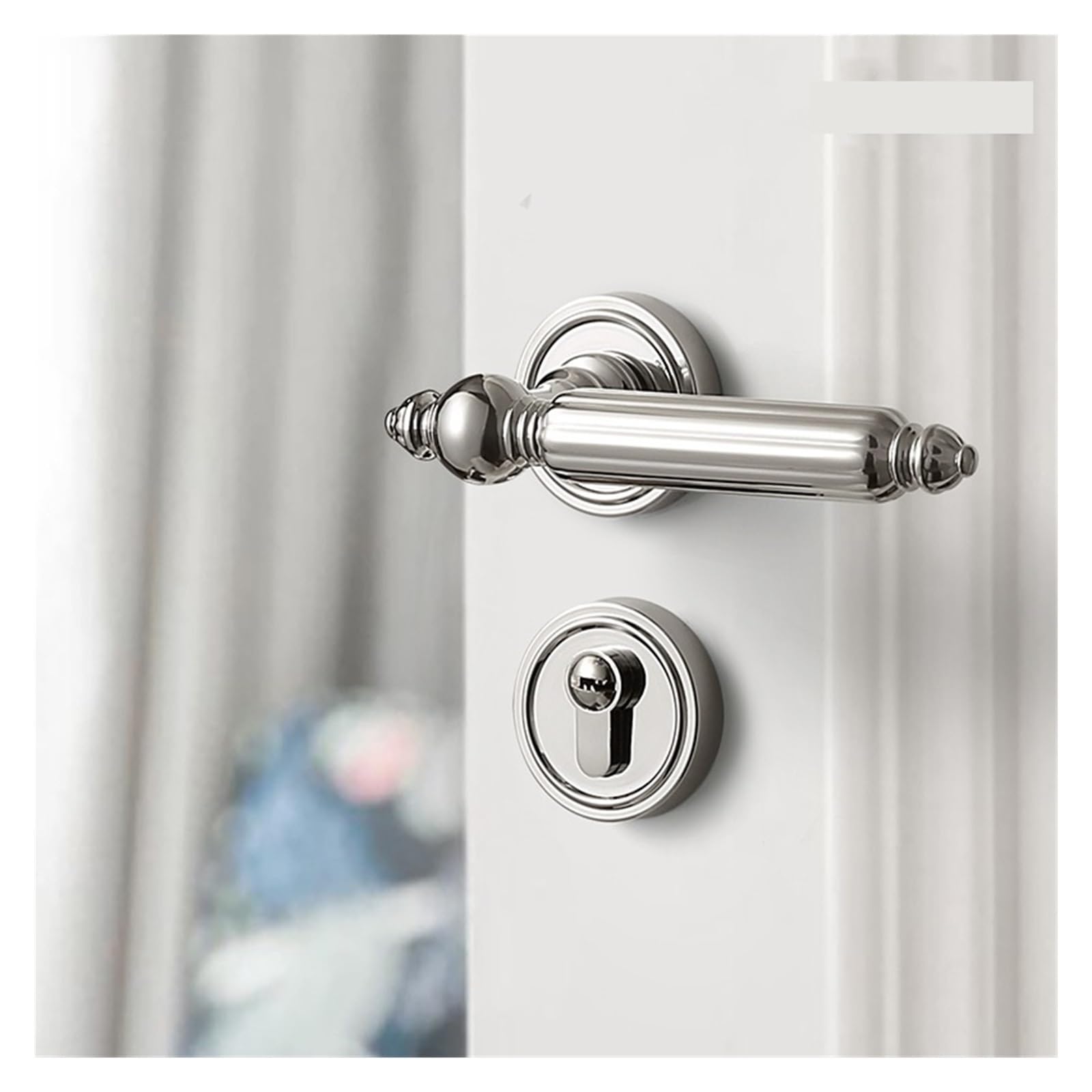 Cerradura francesa de lujo para puerta interior de dormitorio
