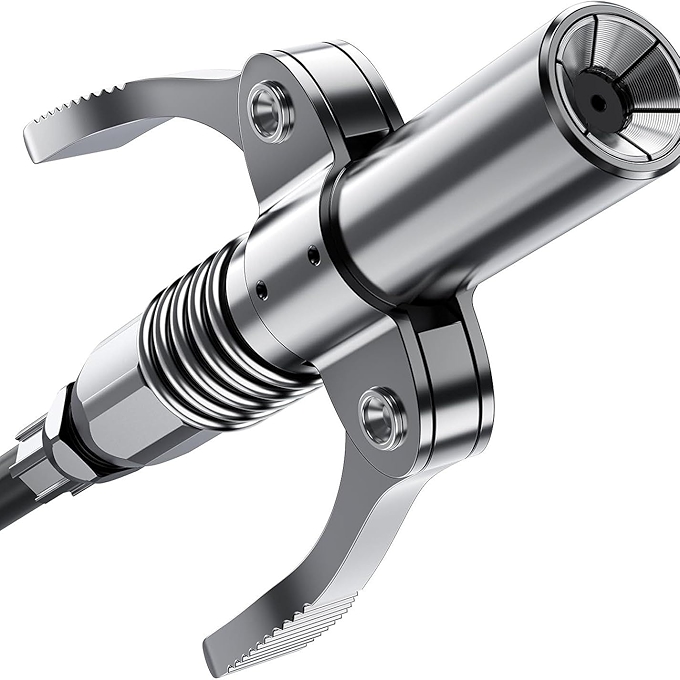 快速锁定双手柄油脂枪接头