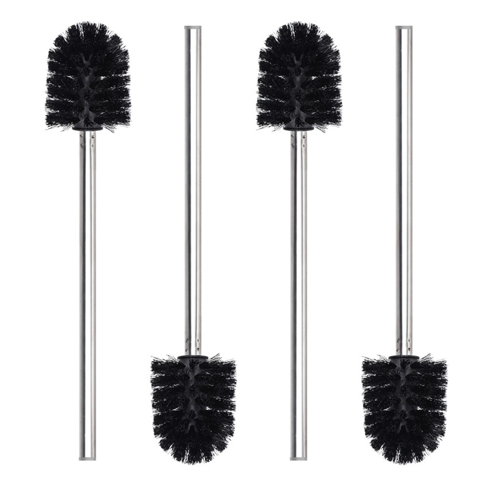 4Pcs Soft Bristles Toilet Brush Replacement Bathroom Bowl Brush Household Cleaning Tool Easy to Clean Bathroom Cleaning Tools