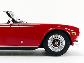 Amazon | 1/18 ミニチャンプス MINICHAMPS Triumph TR6 1969 Red