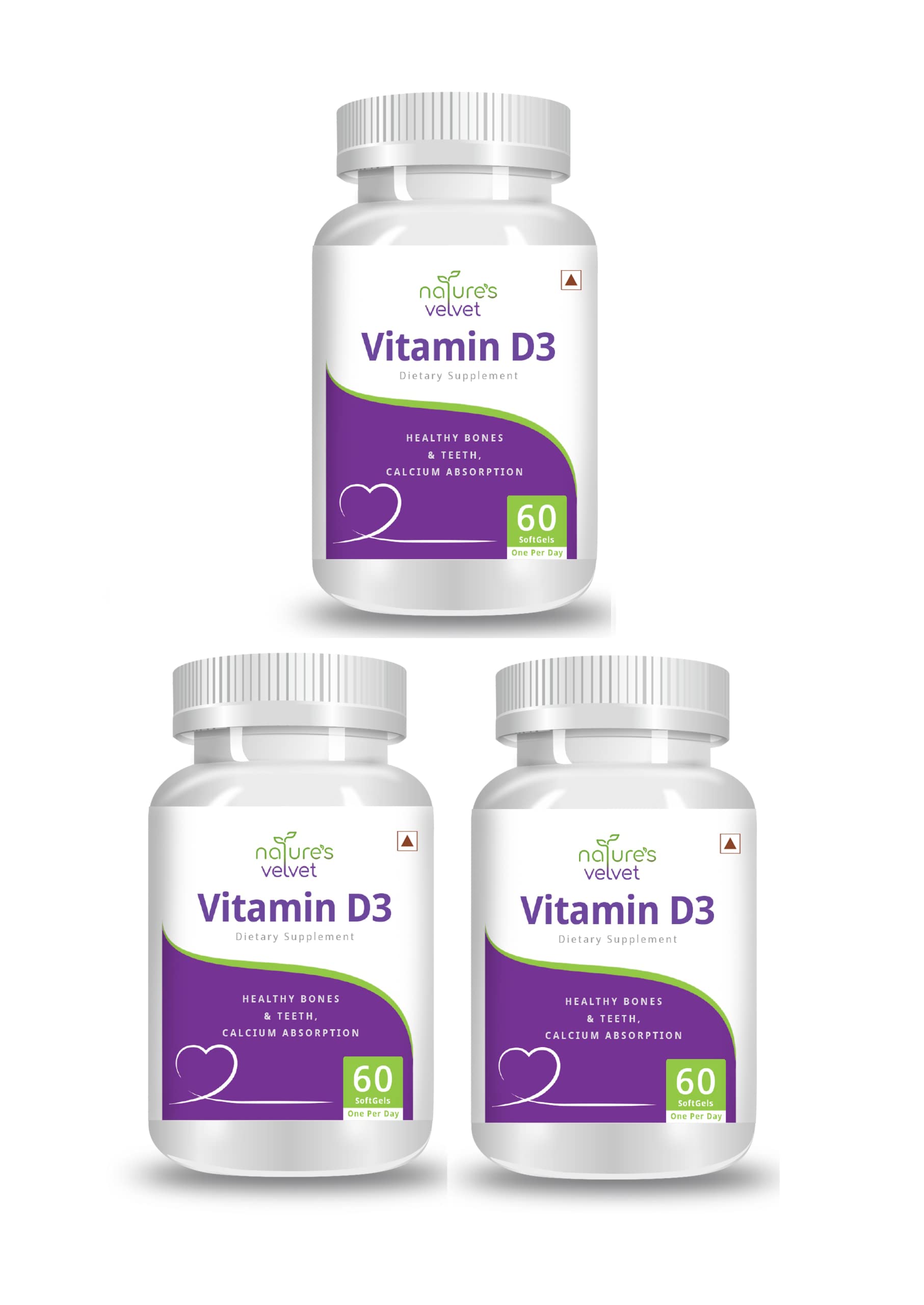 Natures Velvet Lifecare Vitamin D-3 for Bone and Teeth Health, 60 Softgels - pack of 3 (B01MZAQD1H) Amazon Price History, Amazon Price Tracker