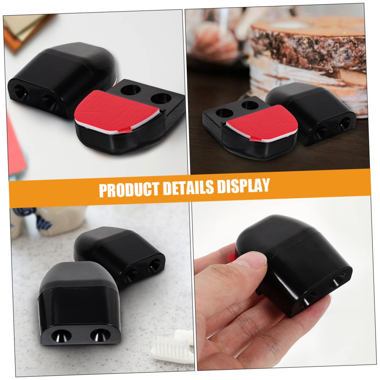 Alipis 5 Ensembles Sifflet Anti-cerf Siffler Avertissement De Cerf Dispositif D'avertissement De La Faune Sifflet De Cerf Pour Véhicules Sifflet D'avertissement Abdos Noir 2 Paires*5