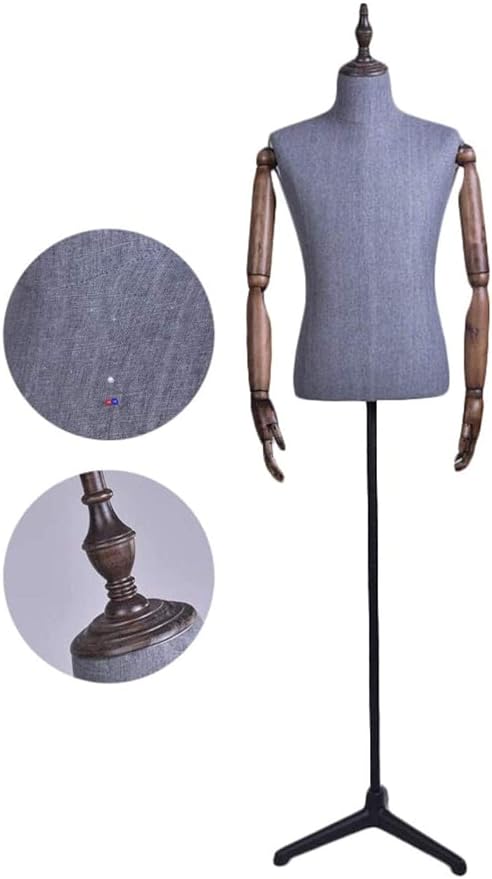 未使用 婦人卓上トルソー マネキン トルソー メンズ ヘッド取り外し