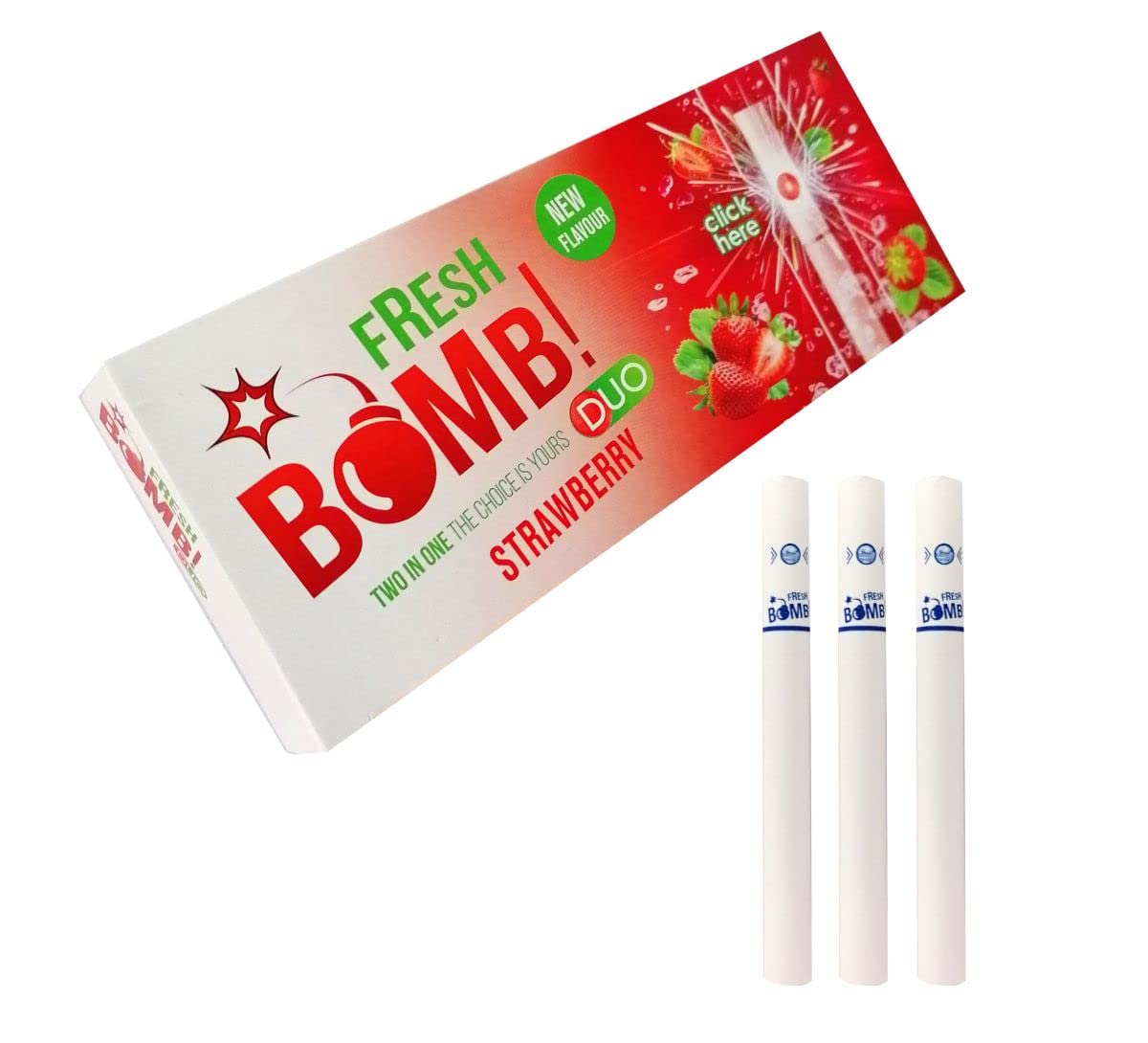 Fresh Bomb Fresh Bomb Duo Strawberry Mint Click Tubes : Amazon.ae: Beauty
