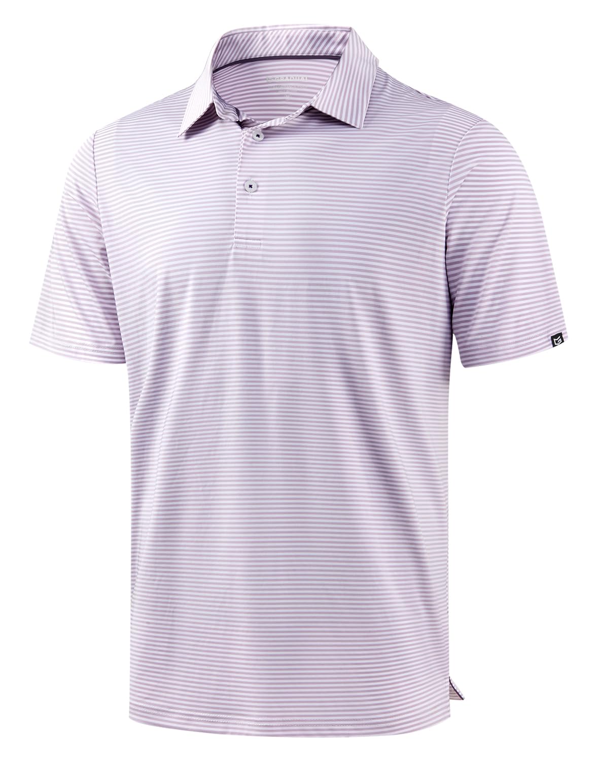 G Gradual Mens Golf Shirt Dry Fit Moisture Wicking Performance Short Sleeve Striped Polo Shirts for Men Dressy Casual — view 11