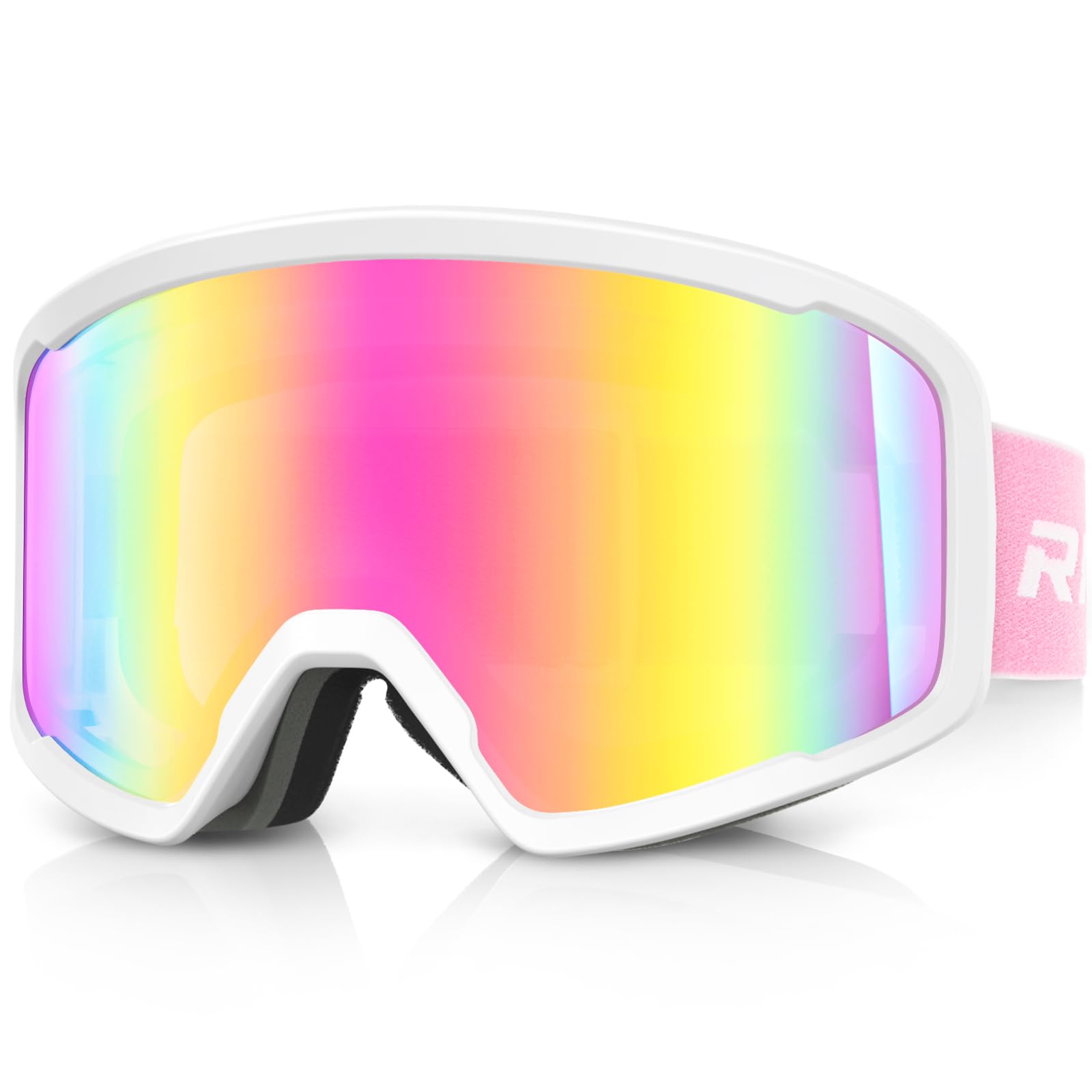 Masque De Ski RIOROO OTG – Verres Magnétiques Interchangeables, Anti-buée, Protection UV – Homme, Femme, Enfant