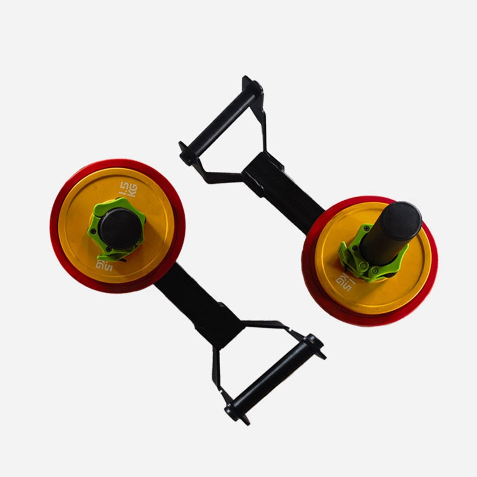 2 Piezas de Asas para Ejercicios de Levantamiento de Pesas Tipo Farmer Walk, Barra de Ejercicios, Accesorios de Fitness, Material de Acero, Adecuados, Diámetro del