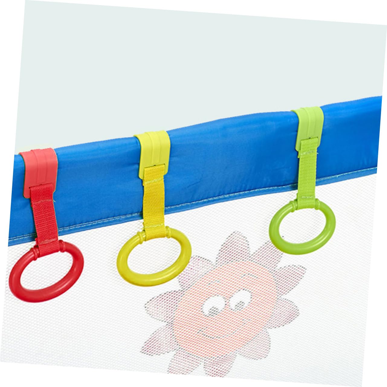 Alipis 3sets Infant Bed Stand Rings Pull Ring Lightweight Pull up Bars for Walking Safe Assistant for Toddlers 6pcs*3