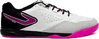 Tênis Chuteira Futsal Topper Dominator Club V Futebol Salão Profissional Performance (Branco/Pink, BR, Adulto, Numérico, 43)