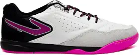 Tênis Chuteira Futsal Topper Dominator Club V Futebol Salão Profissional Performance (Branco/Pink, BR, Adulto, Numérico, 43)