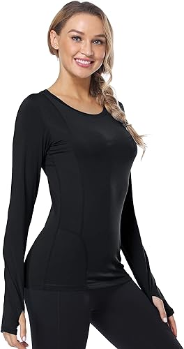 Miniatura 1 de CADMUS Camisa de manga larga para correr de secado rápido para mujer