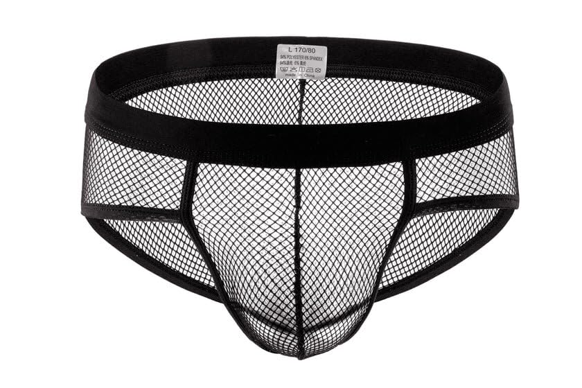 Image of PANTEASY Sexy Men's See Through Mesh Frenchie Brief Underwear