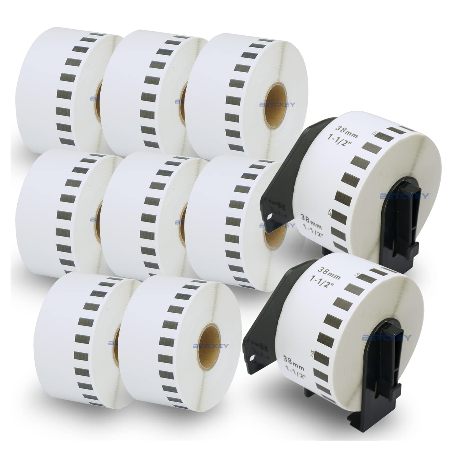 Amazon.co.jp: BETCKEY 互換の 長尺紙テープ 感熱紙 Brother用