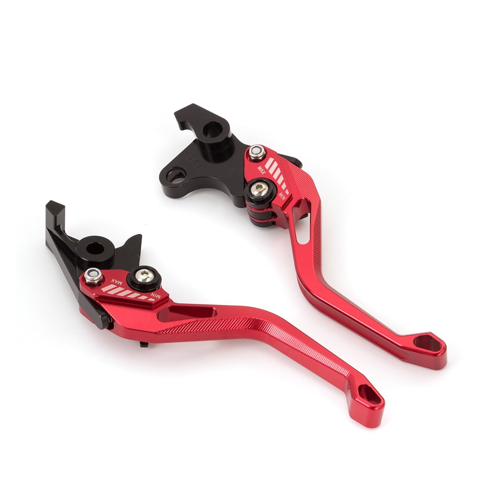 Pbqenxb 3D Red Break And Clutch Levers For Kawasaki For Z900 For Z 900 2017-2024 3D Brake Clutch Lever Motorcycle Adjustable Aluminum Levers Handle