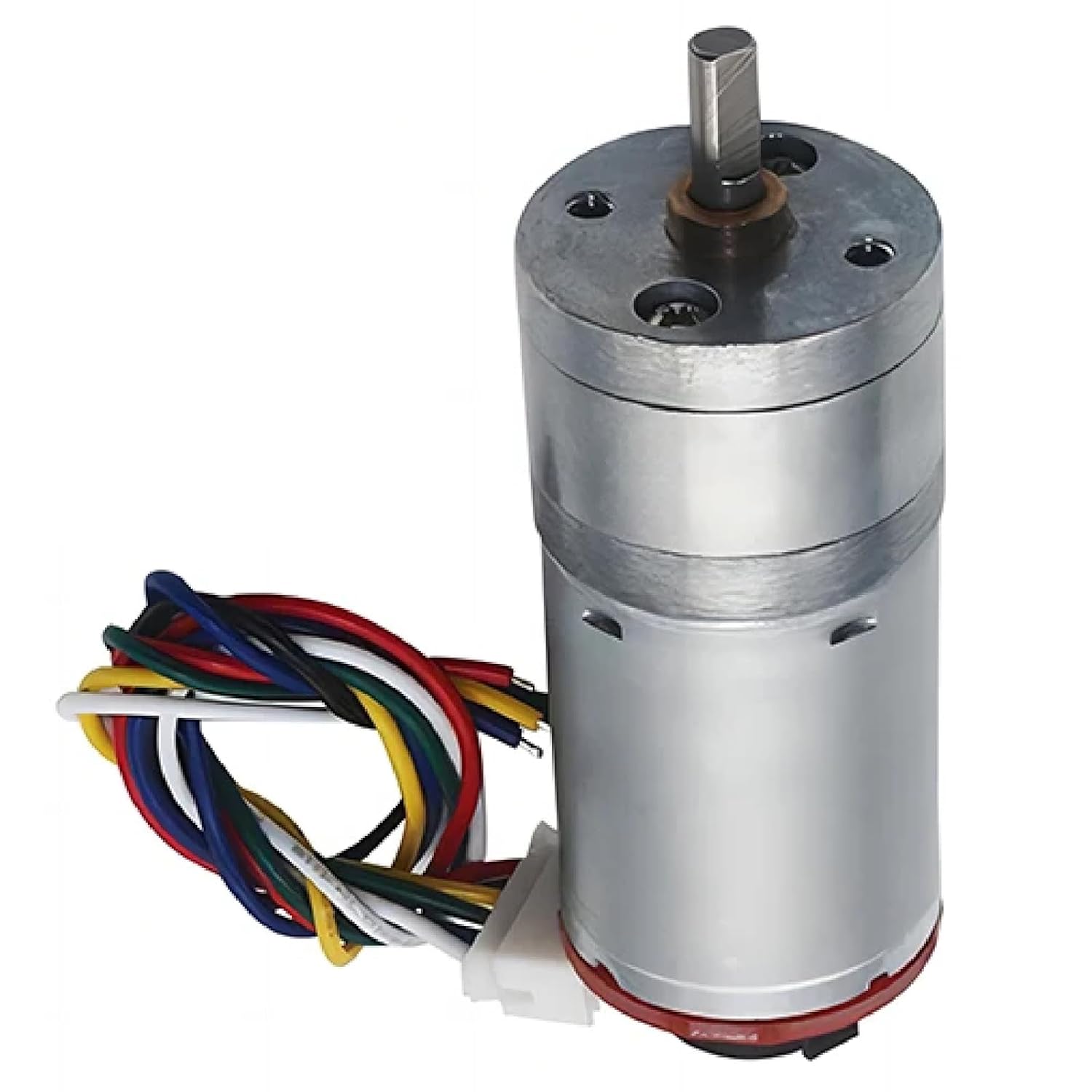JGA25-370B 25mm DC Gear Motor with Hall Encoder, 9Kg.cm Torque, Permanent Magnet, Brush Commutation, Drip-Proof (16 RPM DC 6V Motors and Bracket)