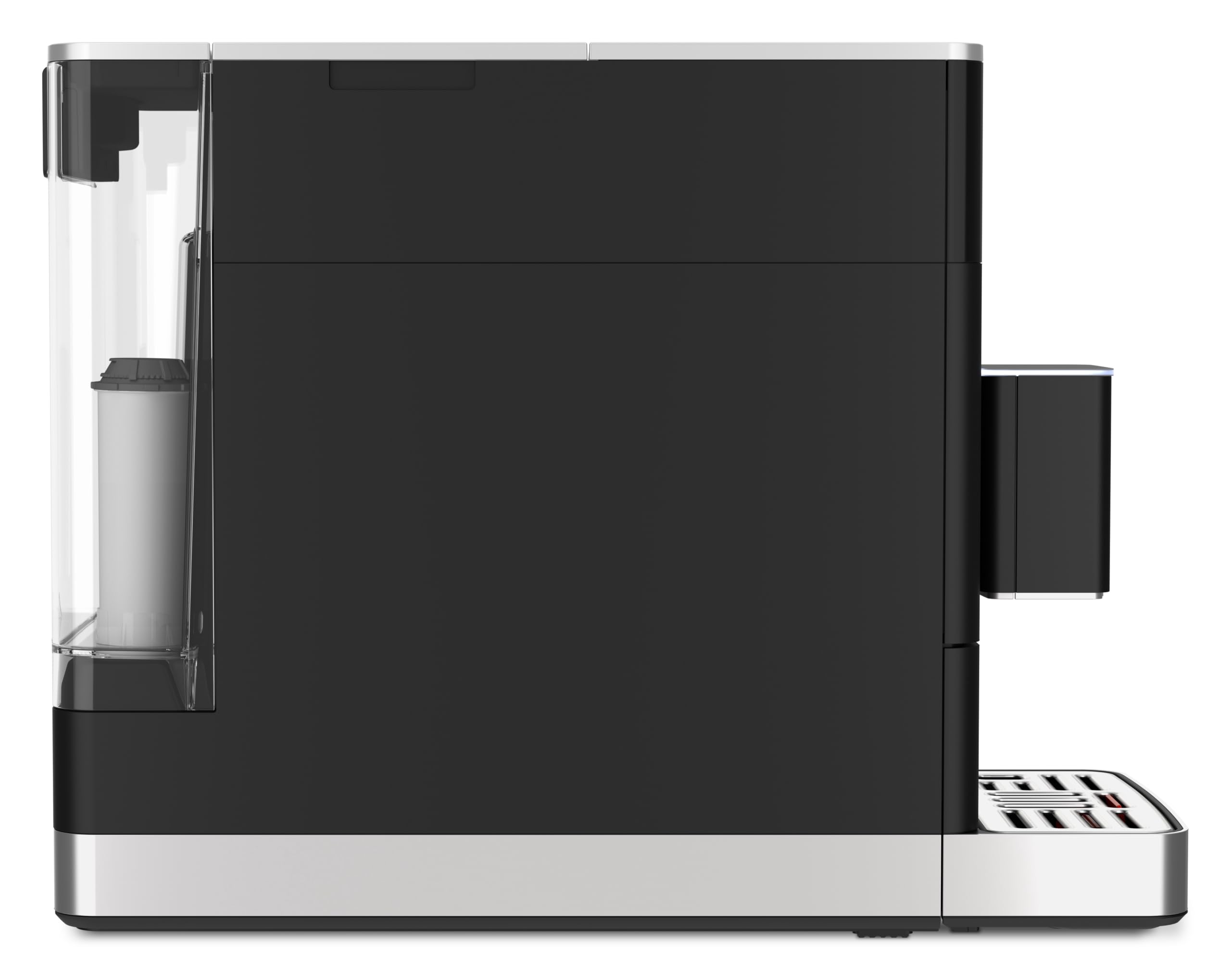 KitchenAid KF4 Macchina da Caffè Superautomatica, AutoMilk Avanzato, Macinacaffè IntelliGrind, 15+ Ricette, Display Colori, Caffè Freddo, 15-18 Bar, Nero Opaco