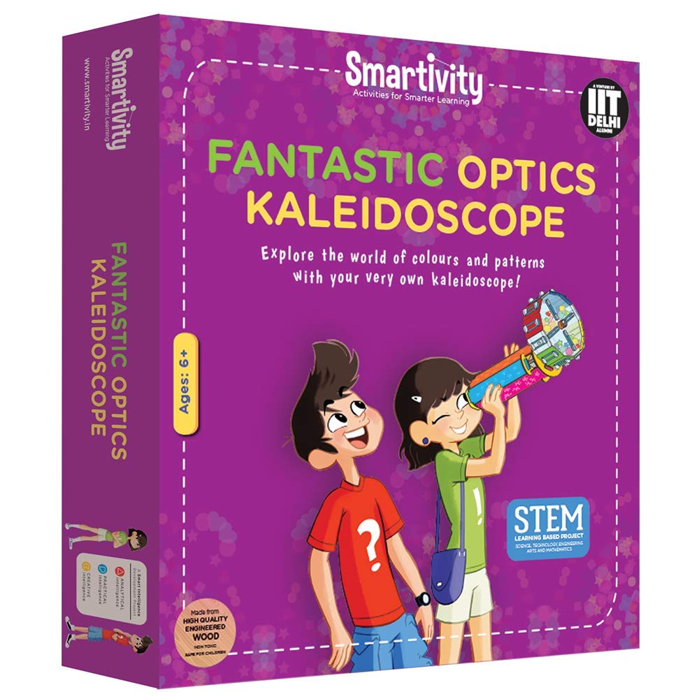 Smartivity Fantastic Optics Kaleidoscope Stem Educational DIY Toy, Multi-Colour