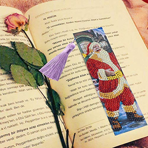 Demiawaking Segnalibro in Pelle DIY Diamond