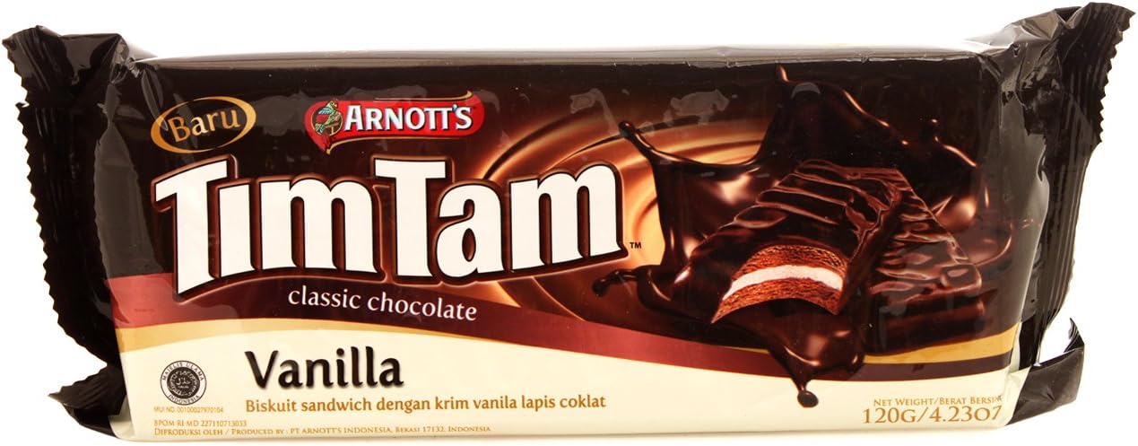 Arnott's TimTam Chocolate Sanwich Biscuit (Chocolate 120g)