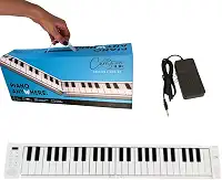 Piano Digital Portátil dobrável 4 oitavas 49 teclas c/pedal carry on