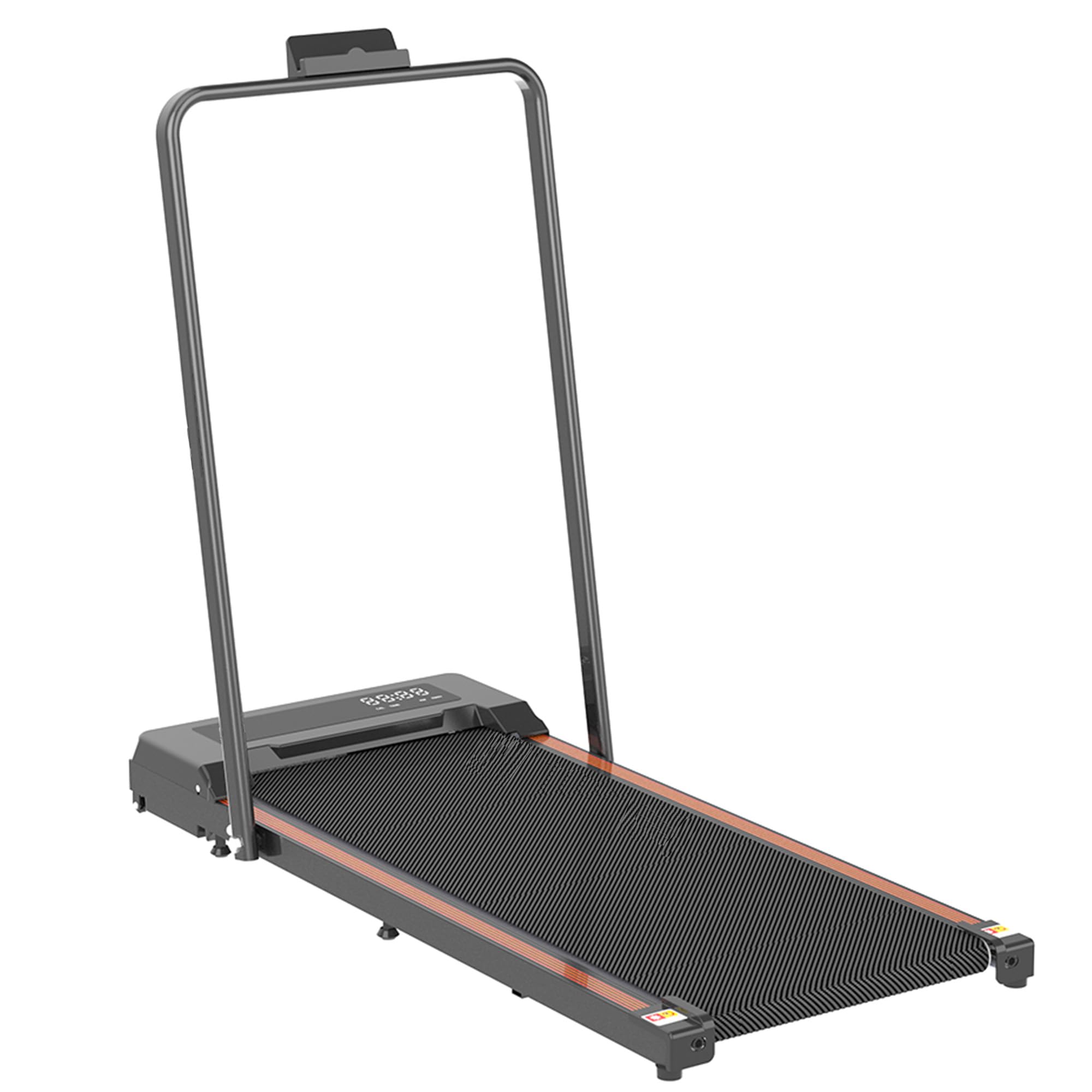 Drgymlee Tapis Roulant 3 in 1, Tapis Roulant Pieghevole Sotto Scrivania con Maniglia, Compatto e Silenzioso 1–10 km/h per Casa, Ufficio, Camminata e Jogging, con Telecomando e Display LED