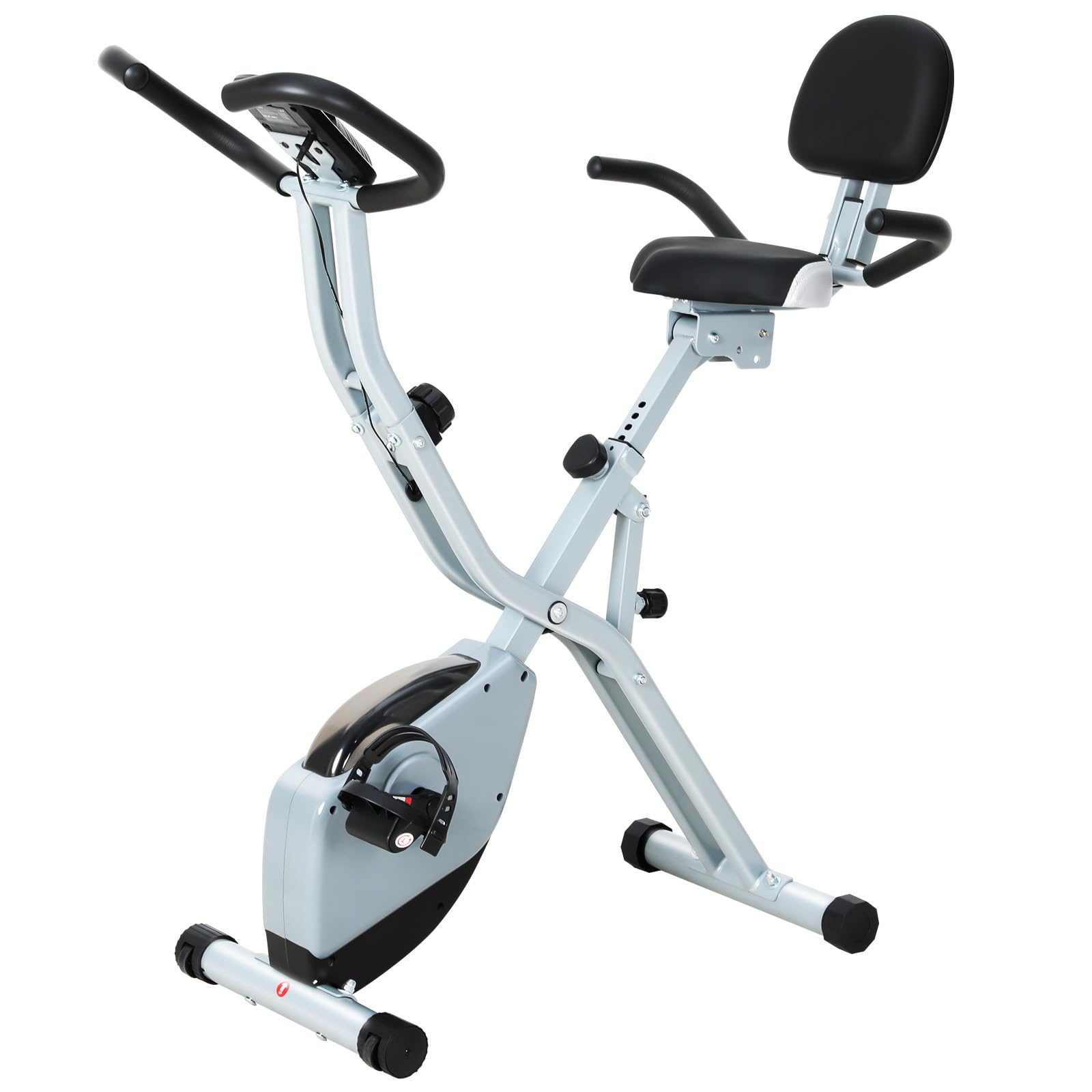 ISE SY-811 rower domowy, składany, cichy i wygodny, do treningu kardio, składany, z 8 magnetycznymi poziomami oporu