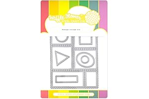 Waffle Flower Postage Collage Die