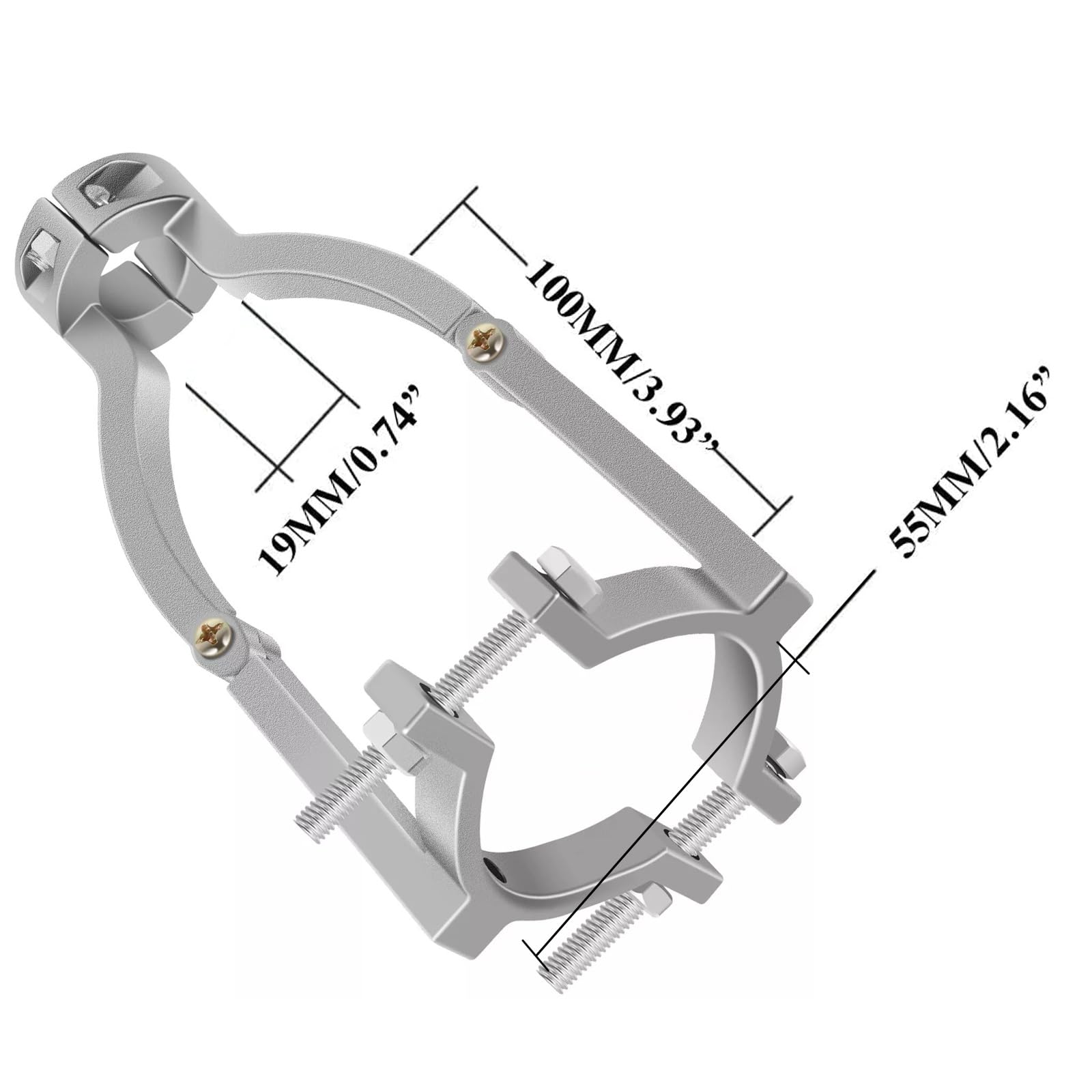 Carbon Steel Square Hole Drill Bit Adapter Attachment for Drill Press Mortise Machine, Square Hole Drill Fixing Bracket Parts