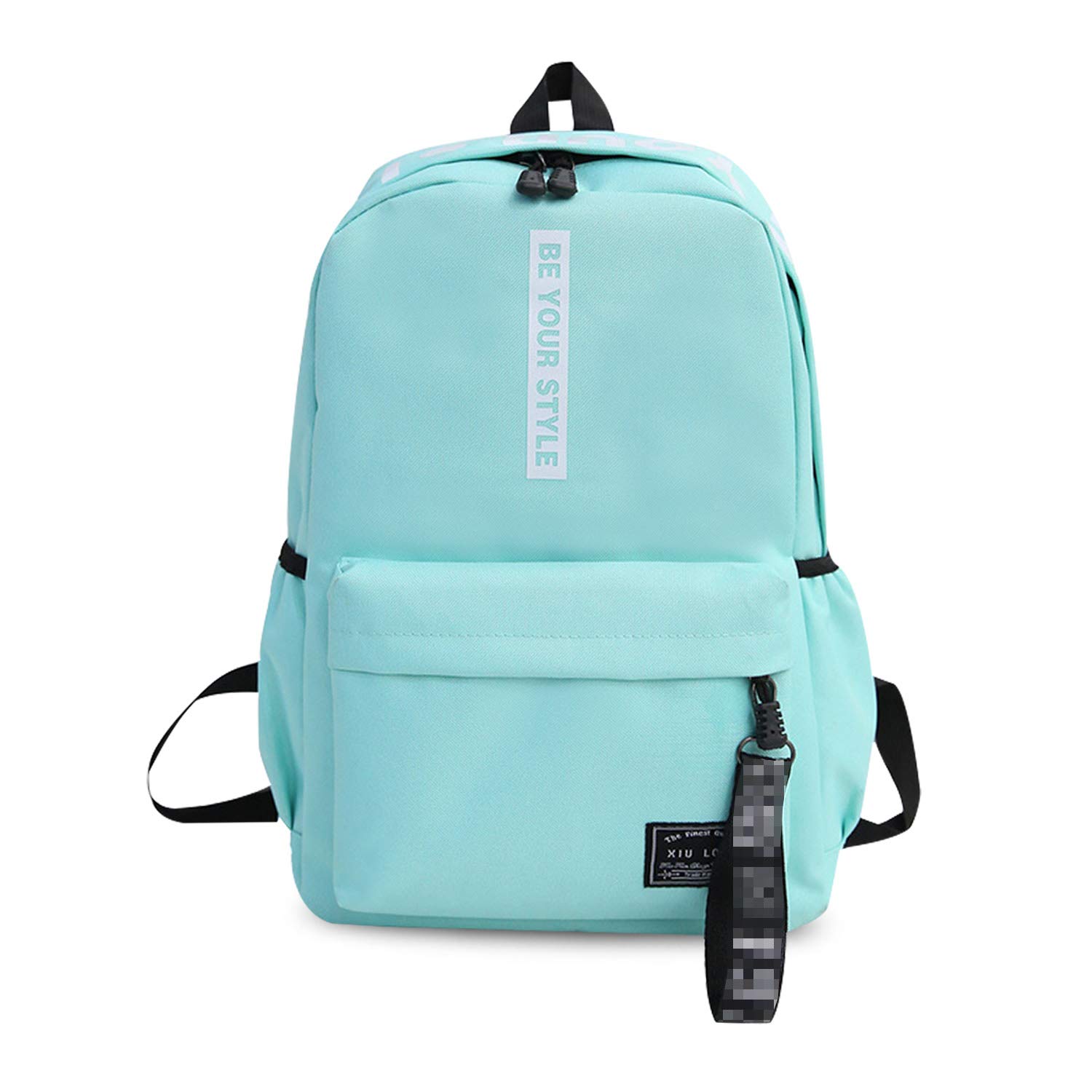 FANDARE Unisex Mochila Adolescente Bolsas de Escuela Colegio Hombres/Mujeres Mochila Ocio Niños/Niñas Viajes al aire libre Daypack Impermeable Poliéster