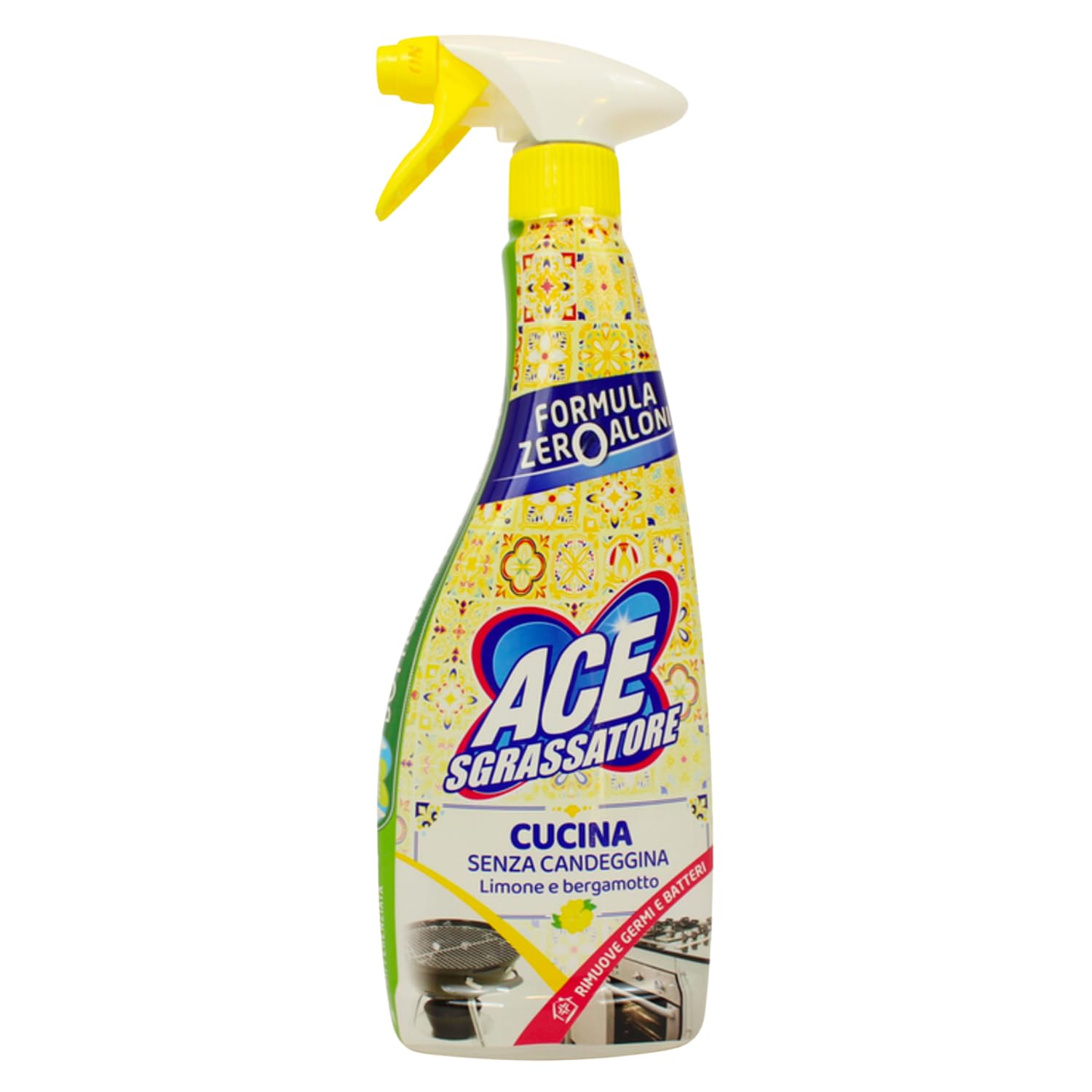 Sgrassatore Spray Cucina Senza Candeggina al Limone e Bergamotto – 500 ml – Variazioni 4/8/12 Pezzi (8)
