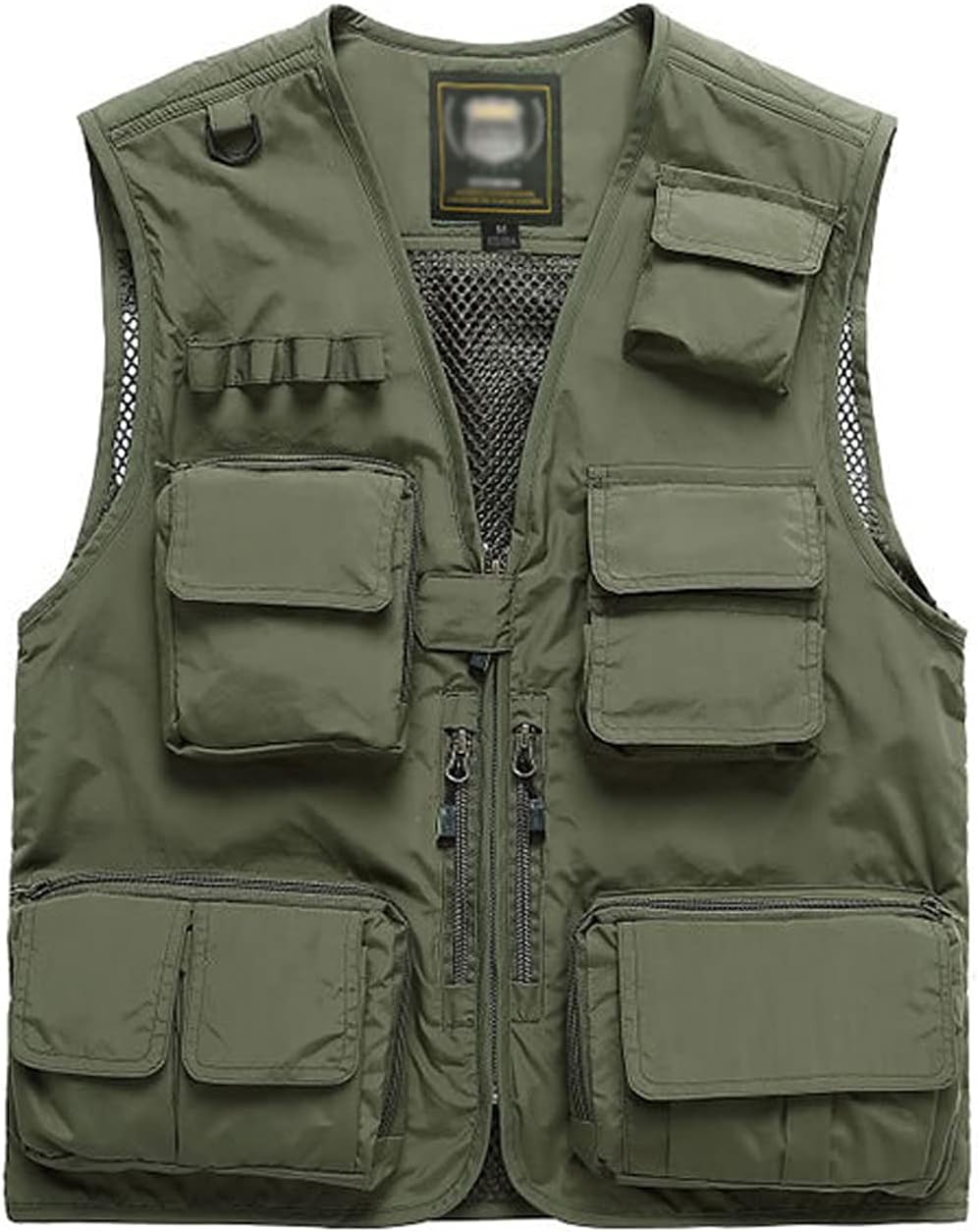 LviefentMens Outdoor Military Hunting Utility Fishing Vest with Multi Pocket