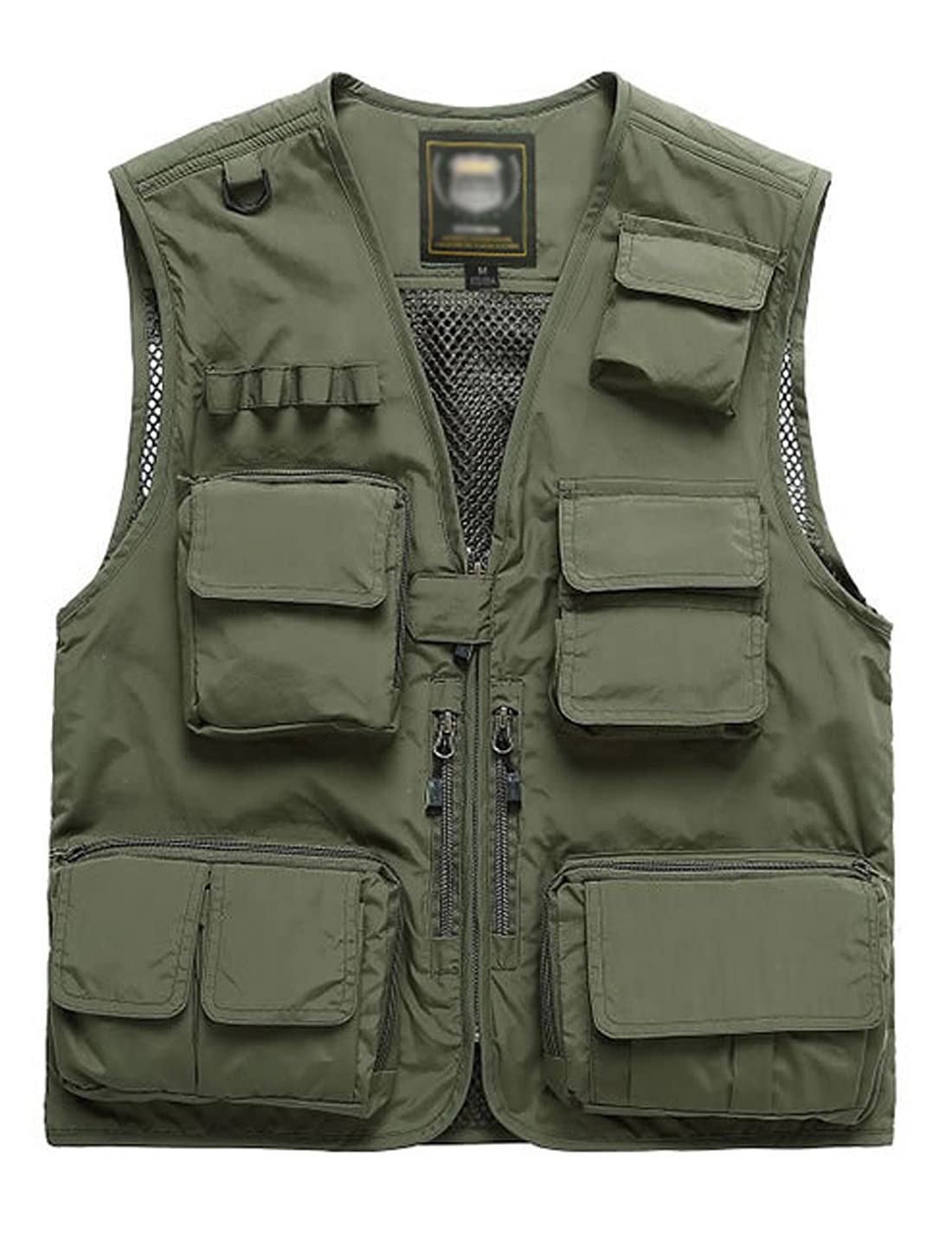 LviefentMens Outdoor Military Hunting Utility Fishing Vest with Multi Pocket