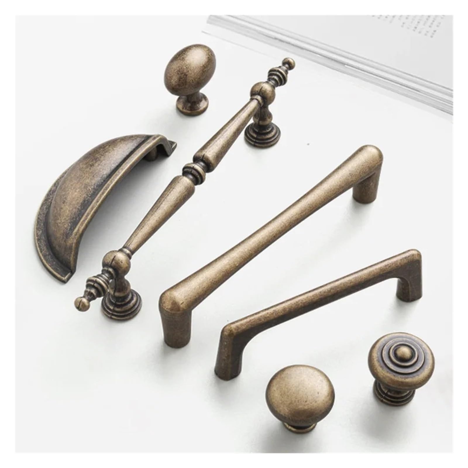 Maniglie Cucina Armadietti 15 pezzi di maniglie for porte mobili in bronzo for armadi e cassetti(6719 Bronze 96mm)