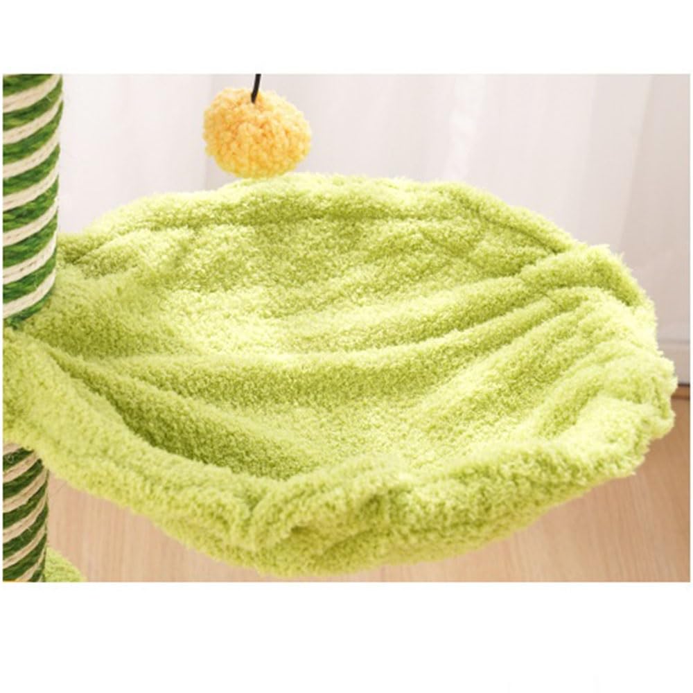 Muebles para Gatos Árbol for Gatos de Varios Niveles, Poste rascador for, Hamaca, Pelota Colgante, Juguete, apartamento semicerrado for(Pequeño)
