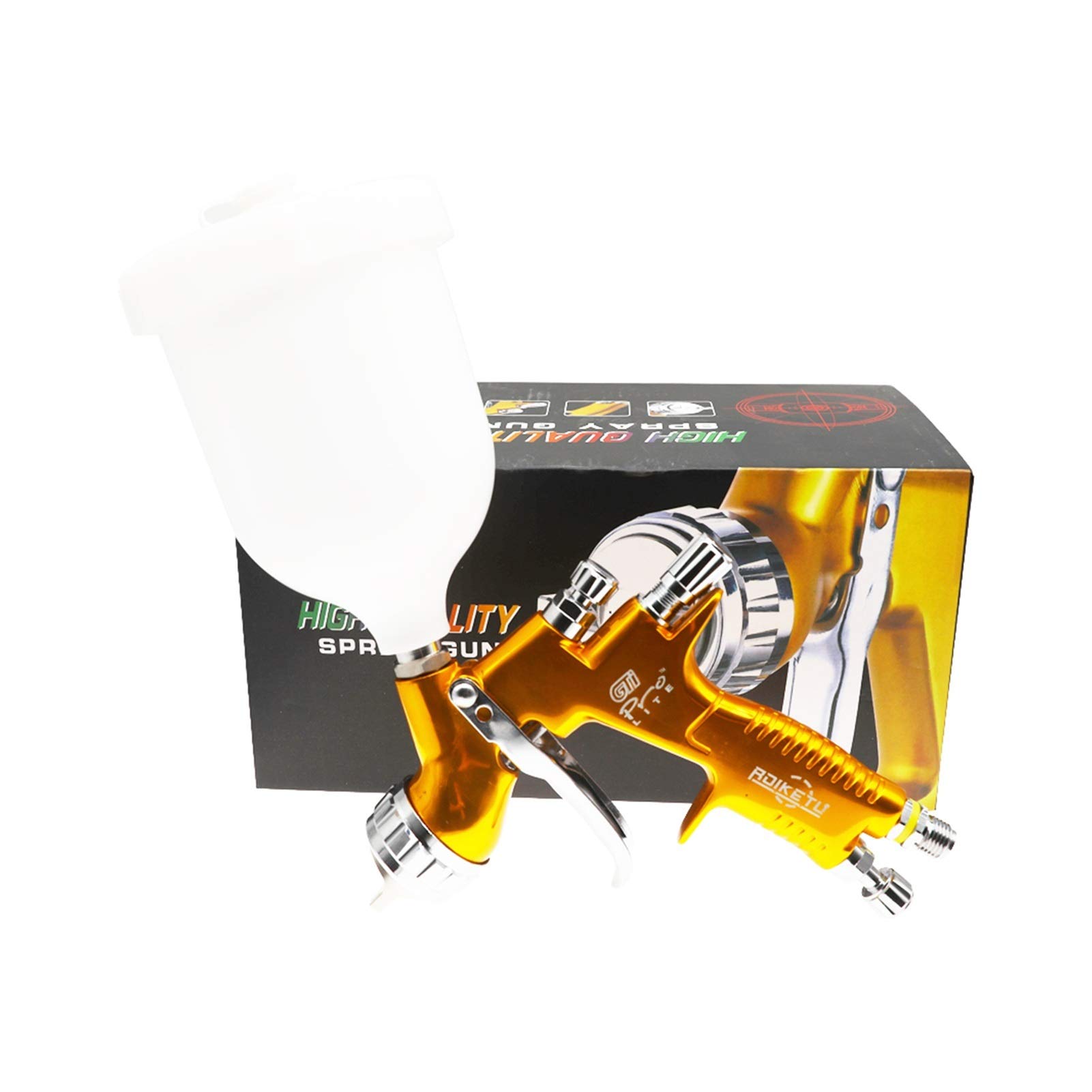 Kit aerografo Dipinto Professionale di Alta qualità Airbrush TE20 / T110 1.3mm Ugello Spray Pistola Vernice Aerografo aerografo aerografo aerografo Spazzole ad Aria per la Pittura