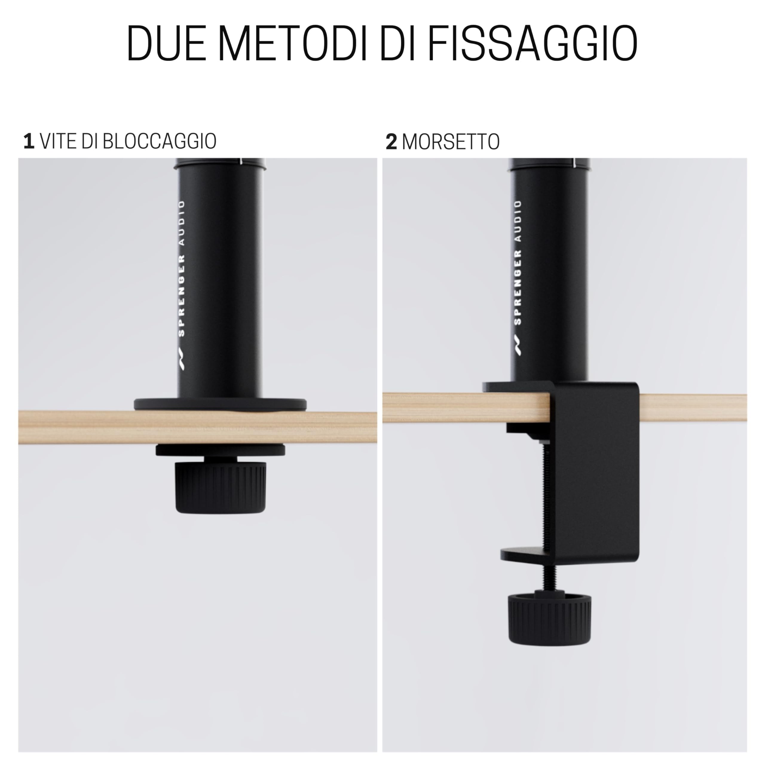 Supporto Professionale per DJ Player con Montaggio a Morsa e Passante – Compatibile con Pioneer XDJ 700 a CDJ 3000 e modelli Denon – Robusto e Versatile