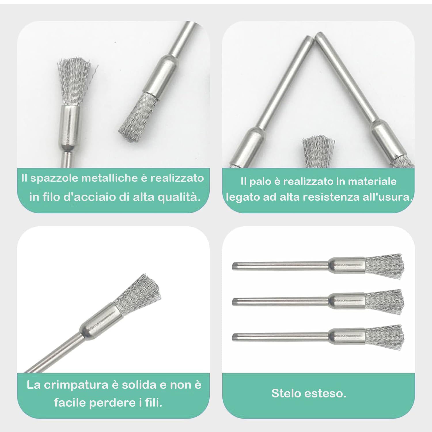 Spazzola Abrasiva Per Trapano Ruota Per Lucidatura In Nylon - Foto 7