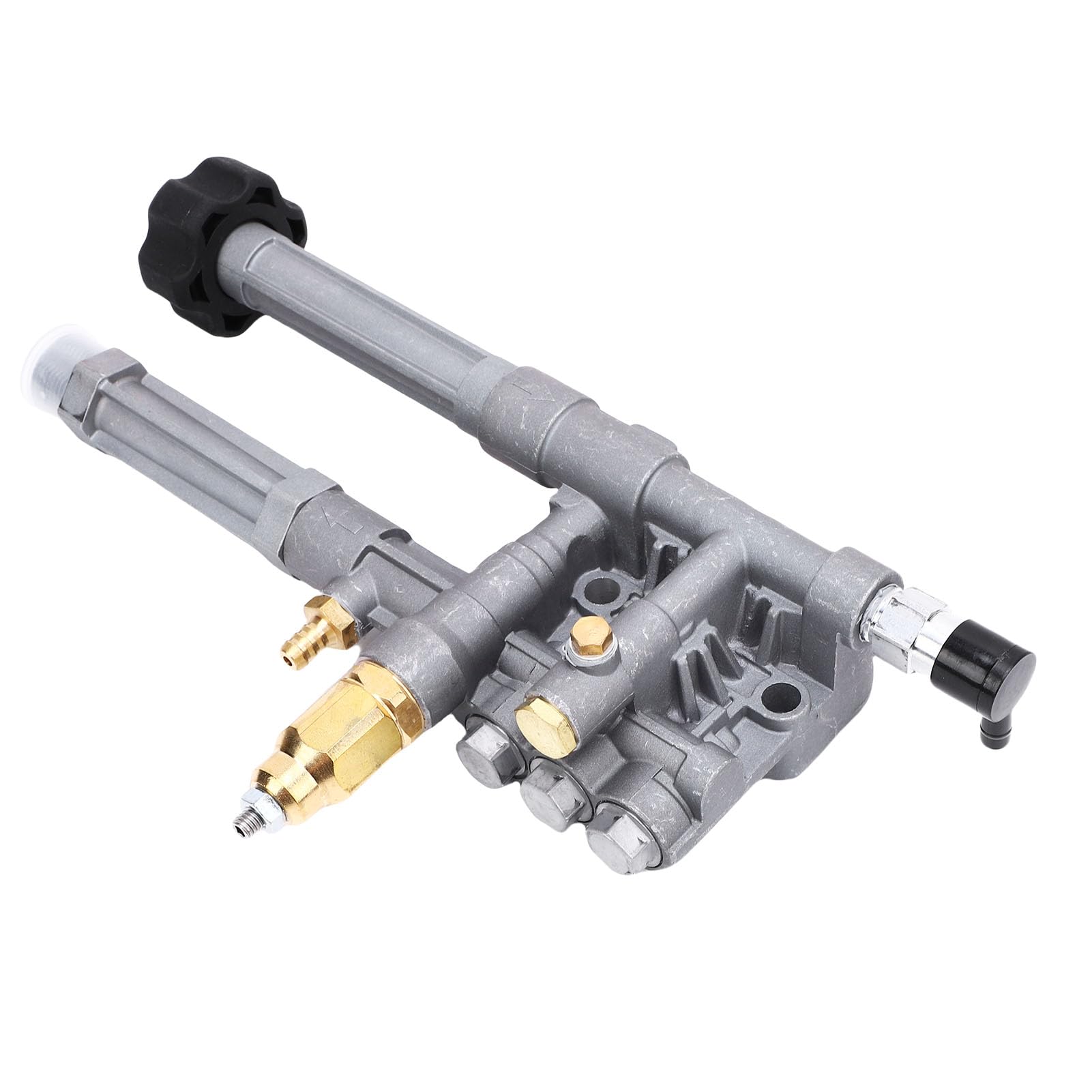 Tbest Tête de Pompe de Nettoyeur Haute Pression, Ensemble de Remplacement en Aluminium, Mise à Niveau pour Pompes AR42518 Troy Bilt SRMW, Meilleure qualité, Kit de Puissance élevé