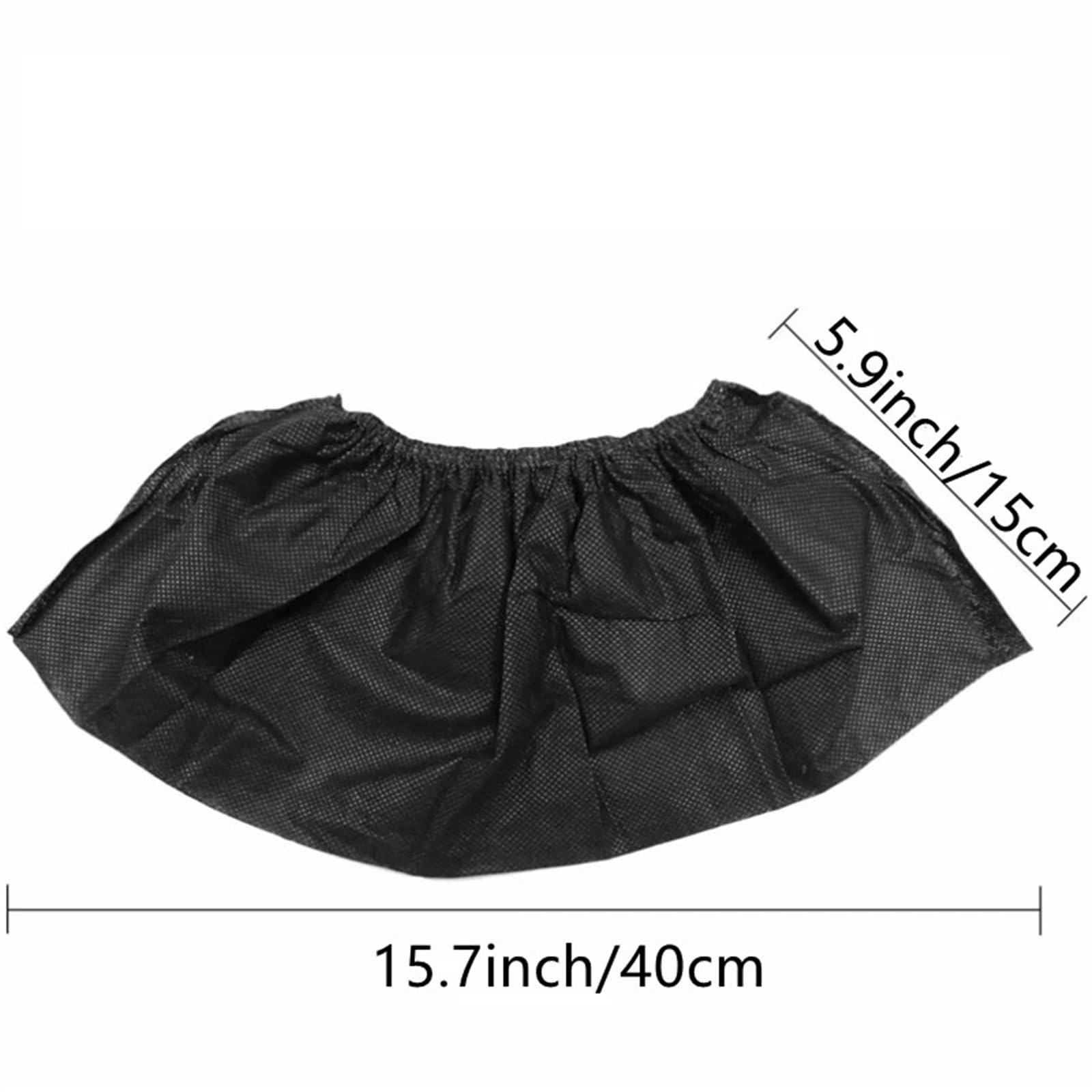 20 pares de cubiertas for zapatos, antideslizantes negras for botines, for suelo for interiores y exteriores para Protección