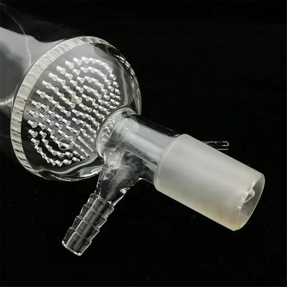 Embudo de vidrio de laboratorio con boca de succión lateral, puerto de molienda estándar, 1 unidad, 30 ml a 1000 ml, 19#, 24#, 29#(1000ml joint No.24)