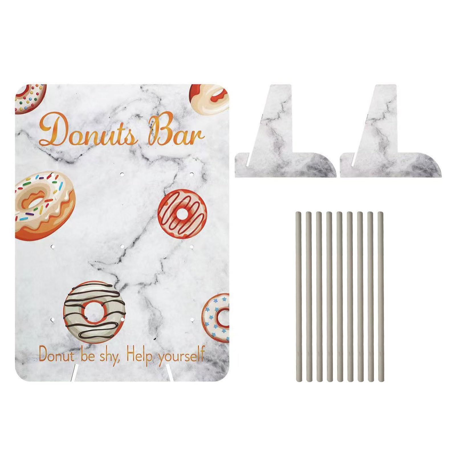 Kalttoy Doughnuts Holder Cafe and Home Use with Sturdy Bracket Supplies for Home Bedroom Dormitory Showing Bracket Dessert Stand