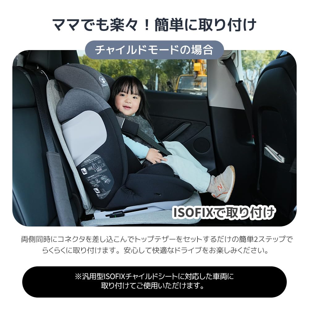 Amazon | OSJ ISOFIXあり 新安全基準R129適合 チャイルドシート 生後15
