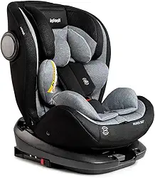 Cadeirinha Infanti, Mundi, com Giro 360°, Cinza