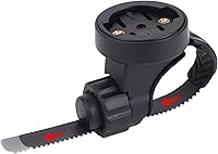 Vista 1 de Soporte delantero para computadora de bicicleta, soporte de manillar ajustable para computadoras de ciclismo, luces de ajuste universal para barras