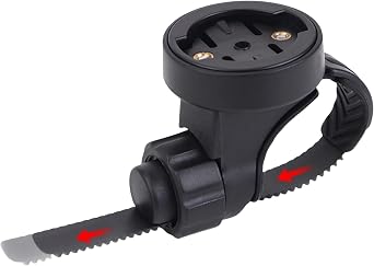 Out-Front Bike Computer Device Mount, Adjustable Handlebar Bracket for Cycling Computers, Lights Universal Fit for 25-32mm Bars, Tool-Free Installation