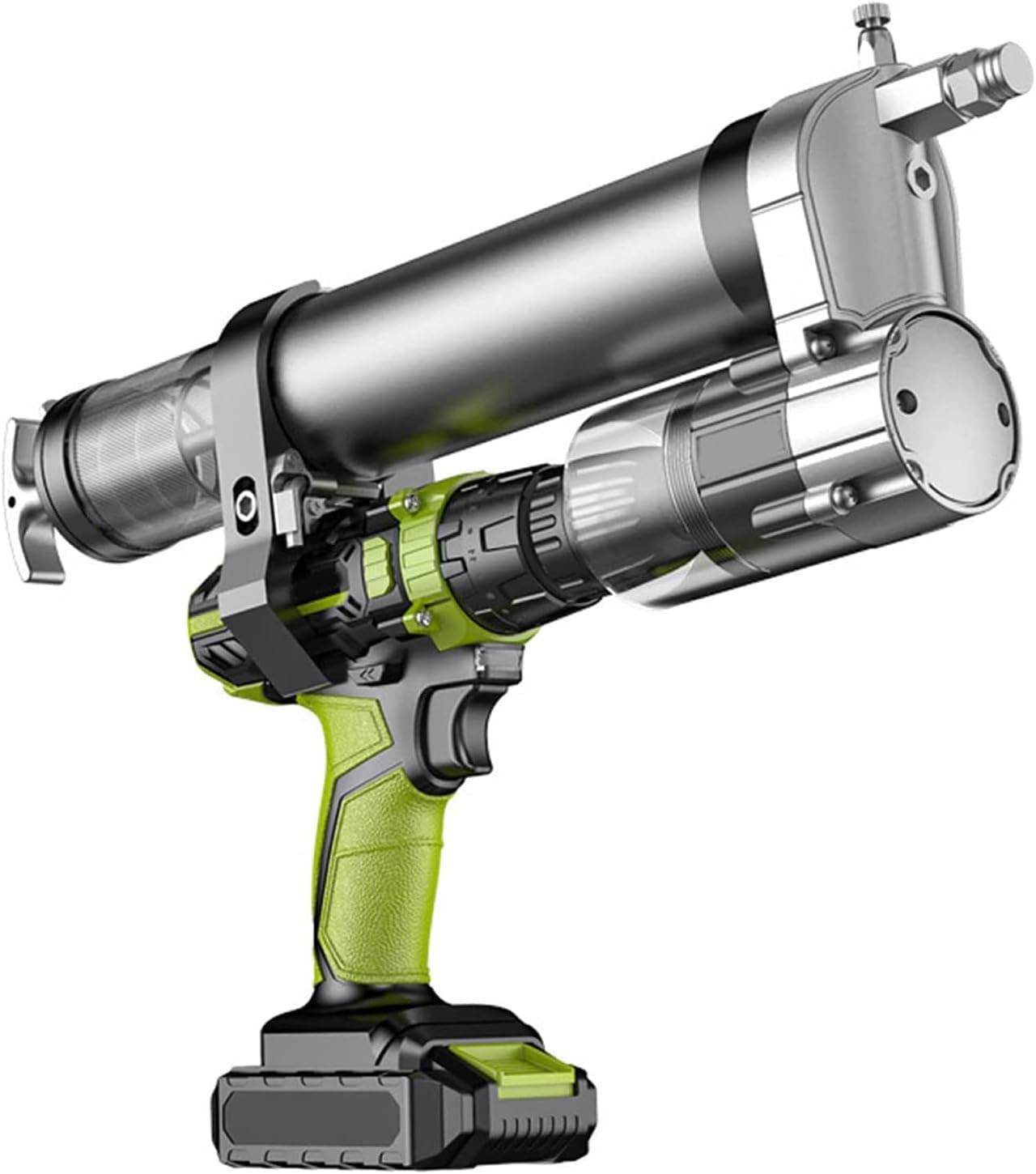Akumulatorowy pistolet do smarowania, wiertarka litowa 25 V, podwójna prędkość, mechaniczny sprzęt do wtrysku smarowania