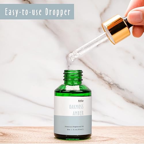 Miniatura 3 de Aceite aromático de ámbar Oakmoss MitFlor Single Scent, aceite aromático de grado premium de gran tamaño para difusor, aroma de fabricación de jabón