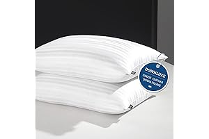 downluxe Goose Feather Pillows - Hotel Collection Feather Pillows Provide Comfort and...
