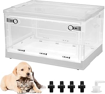 酸素室ゲージ　酸素ハウス　酸素濃度計　酸素発生器　セット　ペット用小型犬猫 Amazon | BreeRainz ペット用酸素室 酸素ケージ 56L 折りたたみ